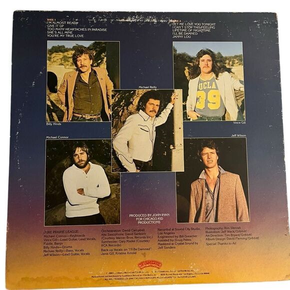 VINTAGE PURE PRAIRIE LEAGUE - FIRIN UP’ LP VINYL RECORD CLASSIC COUNTRY ROCK - Picture 4 of 7